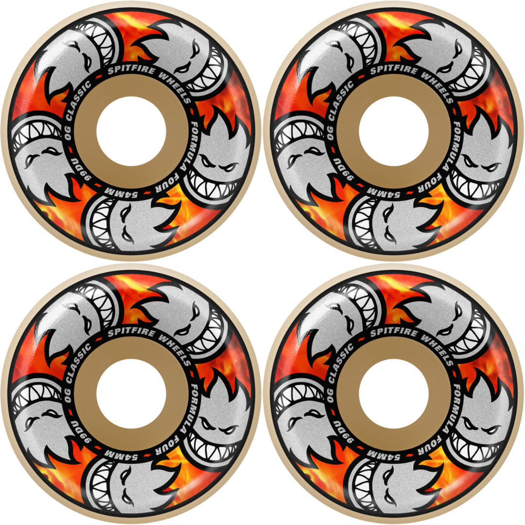 スピットファイアSpitfire Formula Four O.G. 54mm 54mm Spitfire F4 Formula Four Multiball OG Classics Wheels 99a | eBay
