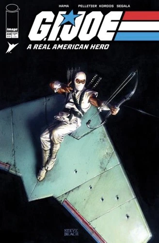 ? GI JOE REAL AMERICAN HERO 330 BEACH 1:10 Ratio Variant Cvr C LARA CROFT
