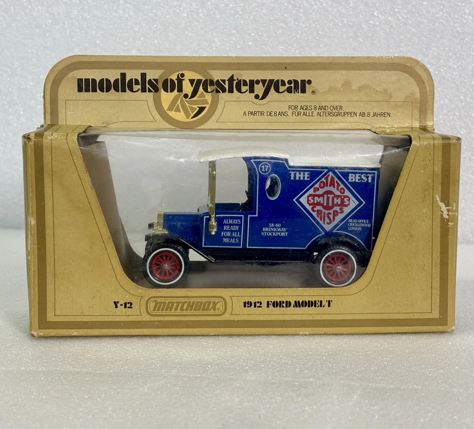 Matchbox Models of Yesteryear Y-12 1912 Ford Model T Van Smith’s Crisps 1978 - Image 2 of 4