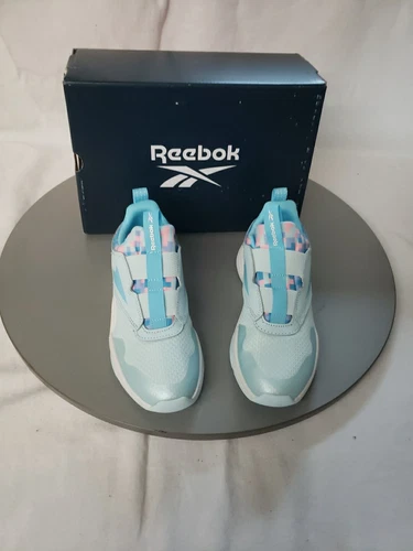 Scarpe da ginnastica Reebok XT Sprinter Slip bambino taglia 12 sneakers scuola blu nuove con scatola