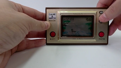 NINTENDO Game & Watch PARACHUTE Wide Screen 1981 PR-21 Vintage