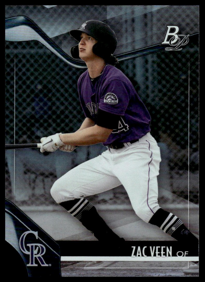 2021 Bowman Platinum #TOP-36 Zac Veen Top Prospects