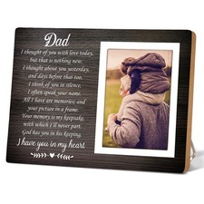 Memorial Gifts for Loss of Loved Father, Loss of Dad Memorial Picture Frame, ...