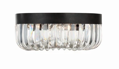 Crystorama Lighting Group ALI-B2005 Alister 5 Light 15"W Flush - Bronze - Picture 3 of 5