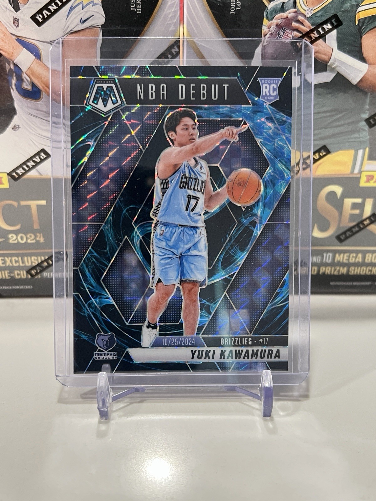 2024-25 Panini Mosaic Basketball YUKI KAWAMURA RC Genesis NBA Debut #265