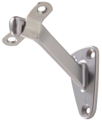 Handrail Bracket The Hillman Group 852874  - Heavy Duty - Satin Chrome 2-Pack