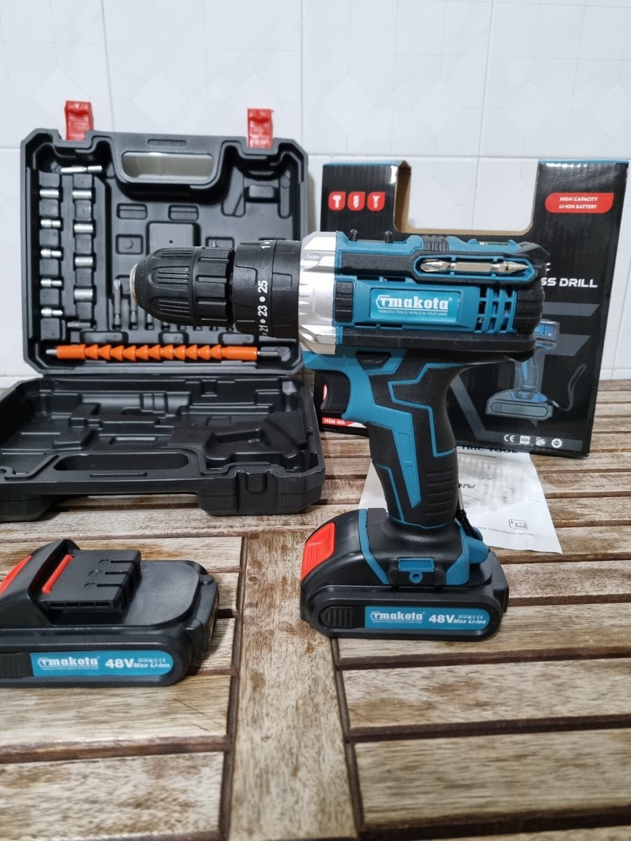 TRAPANO AVVITATORE A DOPPIA BATTERIA DA 24V OMAGGIO LITIO A PERCUSSIONE VALIGIA - Foto 3