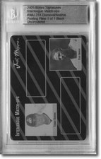 Thomas Diamond * ELVIS ANDRUS * Rookie Printing Press Plate BGS 1/1