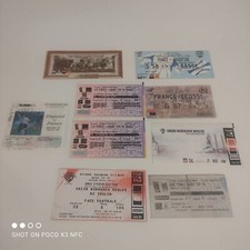 Lot Ancien Ticket match Rugby