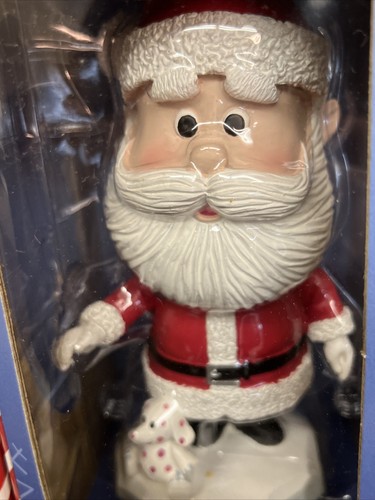 Vintage MIB Rudolph The Red-Nosed Reindeer Santa, & Hermey Bobblehead Set - Picture 9 of 9