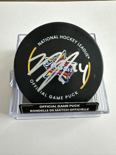 Nick Suzuki Montreal Canadiens Signed 2024 NHL All-Star Game Official Game Puck - Picture 3 of 3