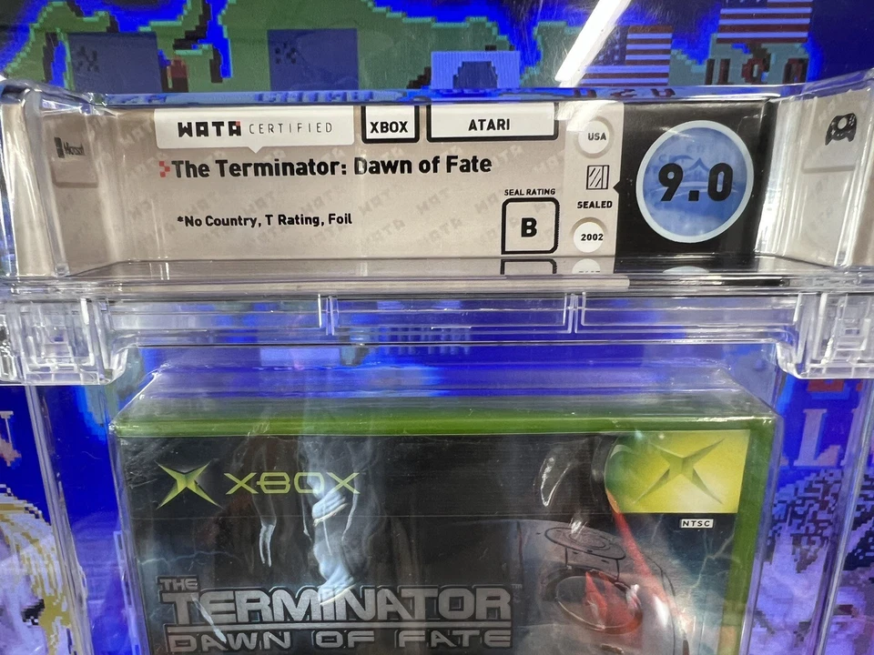2002 XBOX The Terminator Dawn of Fate Graded WATA 9.0 B Sealed Schwarzenegger - Image 2 of 4