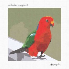 Australian King Parrot Needlepoint Kit or Canvas
