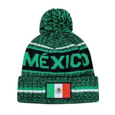 Icon Sports Mexico Adult Unisex Winter Soccer Beanie