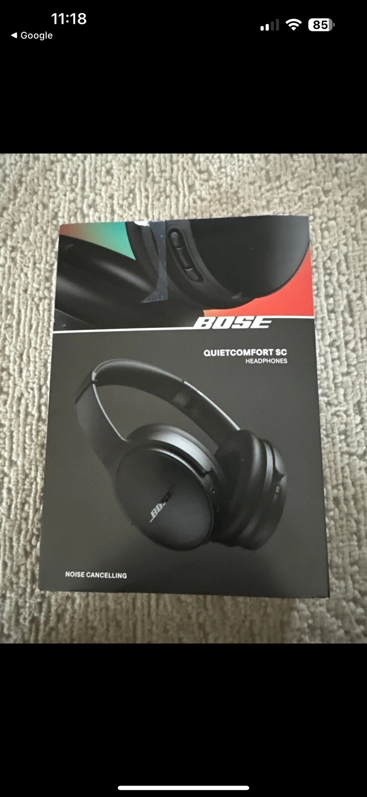 Bose QuietComfort Wireless Over-Ear Headphones - Black (New, Sealed In Box)-image