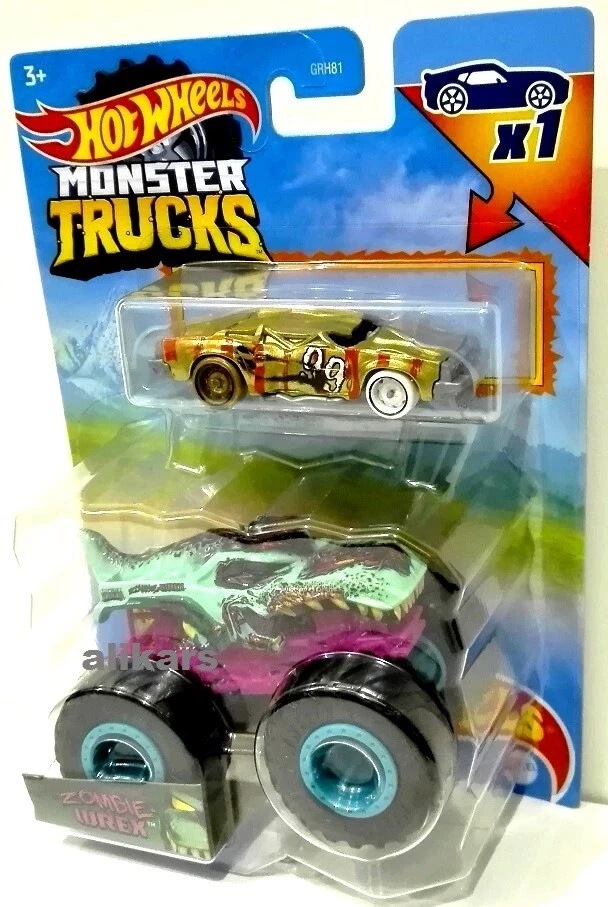 ZOMBIE WREX Doppel Pack Monster Trucks Hot Wheels 1:64 - LIEFERUNG 2-3 Werktags