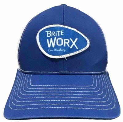 Brite Worx Car Washery Truck Detailing Undercarriage Wash Wax Clean Baseball Cap