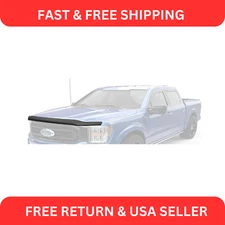 Bug Shield Guard Acrylic Smoked Hood Deflector Protector Fits Ford F150 2021-23