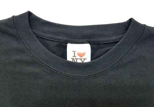 I Love NY Tee Black Size L Mens T Shirt Heart New York - Picture 9 of 12
