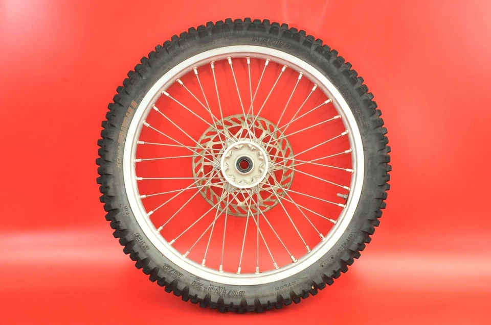 1996 - 2007 Suzuki RM125 RM250 RM 125 250 Front Wheel Tire Rim Hub Assembly - Image 2 of 4