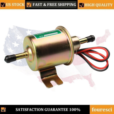 #ad Low Pressure 4 7 PSI Electrical Fuel Pump for Lawn Mower Gasoline Diesel 1.2A $14.69