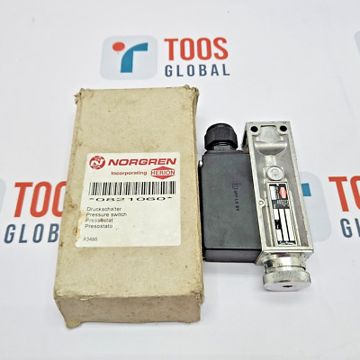 NORGREN HERION 0821060 ELECTRO MECHANICAL PRESSURE SWITCH 10...160BAR 250V 6A