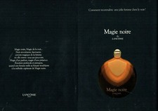 Publicité Advertising 089  1978 le parfum Magie Noire par Lancome  (2 pages)
