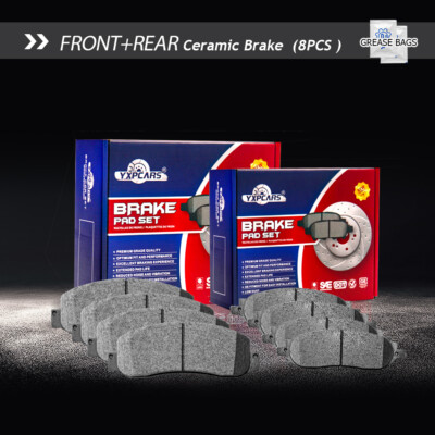 For Ford F-250 F-350 Super Duty  Front + Rear Premium Ceramic Brake Pads