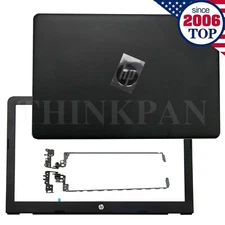 New HP 15-BS 15T-BS 15-BW 15-BS015DX Lcd Back Cover Lid + Front Bezel Hinges US