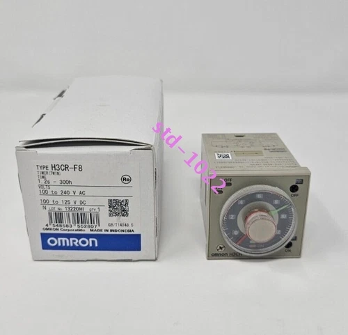 IN BOX OMRON Timer H3CR-F8 ( H3CRF8 ) 100-240VAC NEW