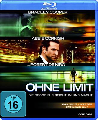 OHNE LIMIT (Bradley Cooper, Robert De Niro) Blu-ray Disc
