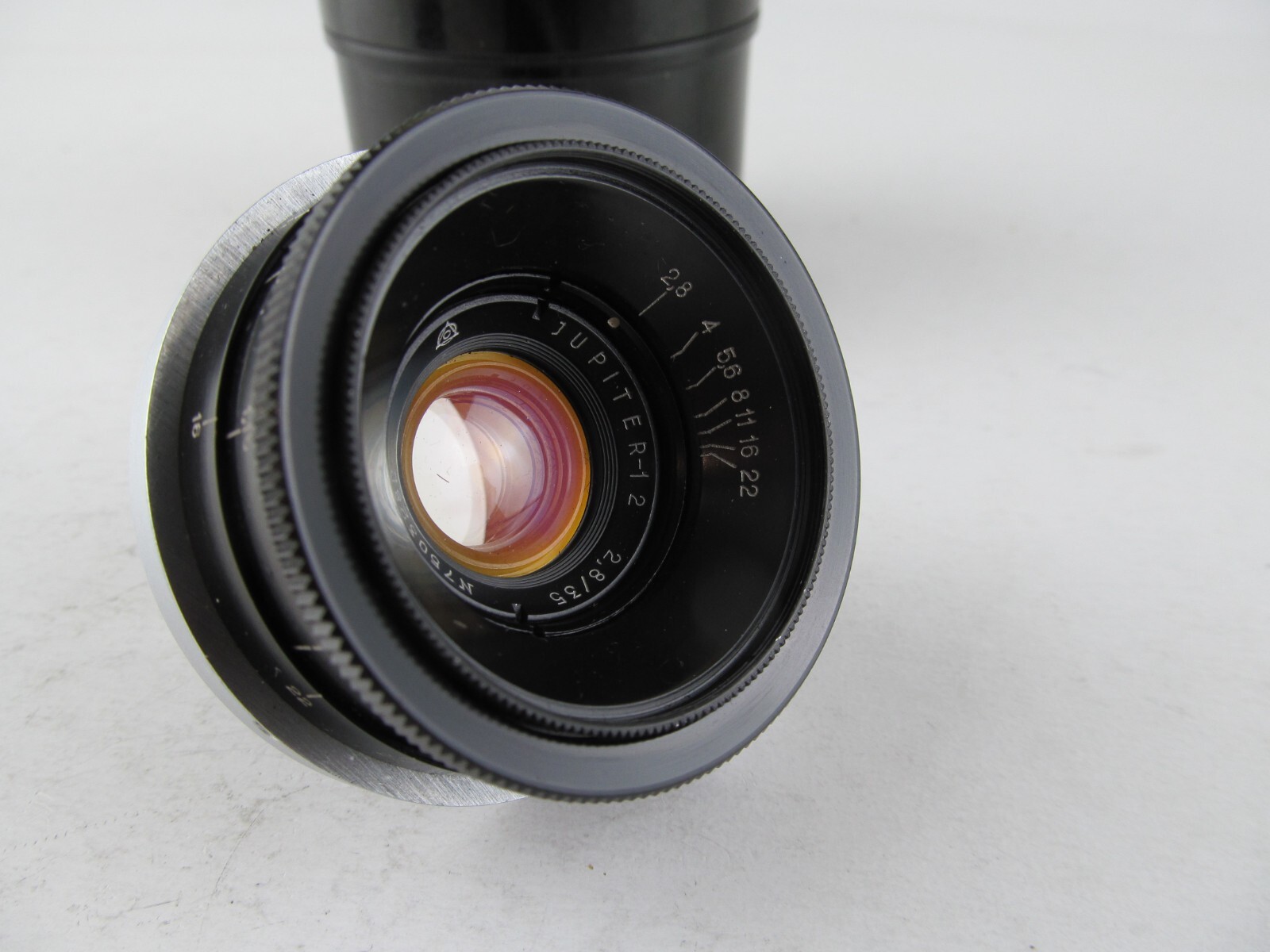 JUPITER 12 lens 35mm f2.8 Kiev, Contax mount Portrait manual Old