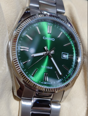 CASIO Collection MTP-1302D-3AJF Dark Green Quartz Men's Watch From