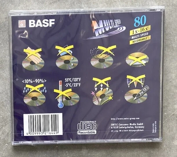 5x EMTEC CD-R Multi Speed 74 650 MB + 80 700 MB - Neu & Verschweißt - Bild 3 von 4