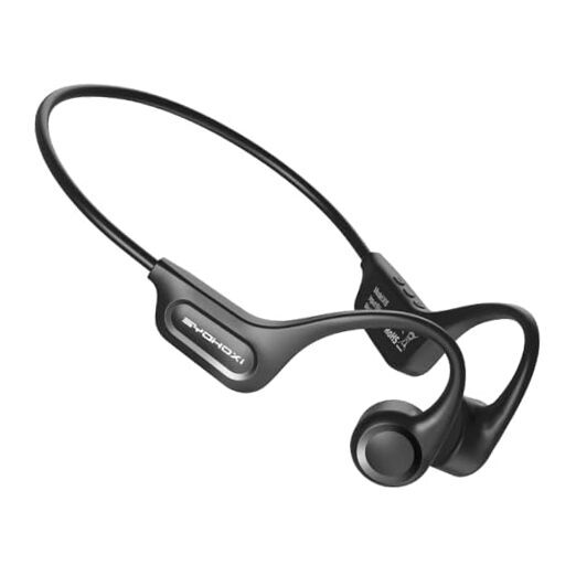 Bone Conduction Headphones,Open Ear Sport Headphones with Mic, Premium Loud