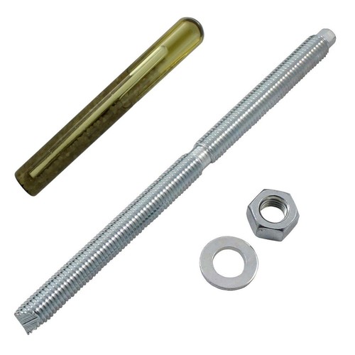 Tige D'ancrage Galvanisée M20x300mm – Ancre Lourde Avec Cartouche, Par Lumonic