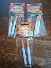 Fake Puff Cigarettes Costume Accessory - 3.25", 6 Count - Durable & Realistic - 