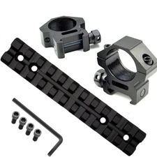 Picatinny Rail Mount for Ruger 10/22 with 1 inch scope rings  Mounting Scopes