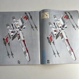 LEGO Star Wars X-Wing Starfighter 9493 Manual Instructions Only 