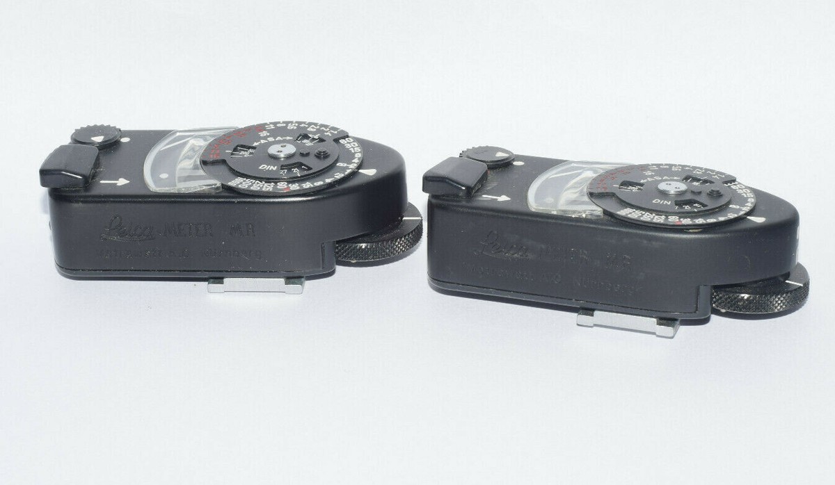 2x Leica Meter MR Black Chrom Parts | eBay