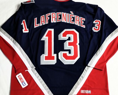 NWT-XXL VINTAGE ALEXIS LAFRENIERE NY RANGERS LIBERTY