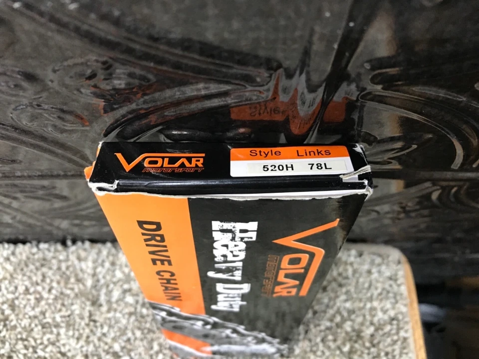 Cadena de transmisión Volar Motor Sports de alta resistencia 520H 78L Foto 3 de 4