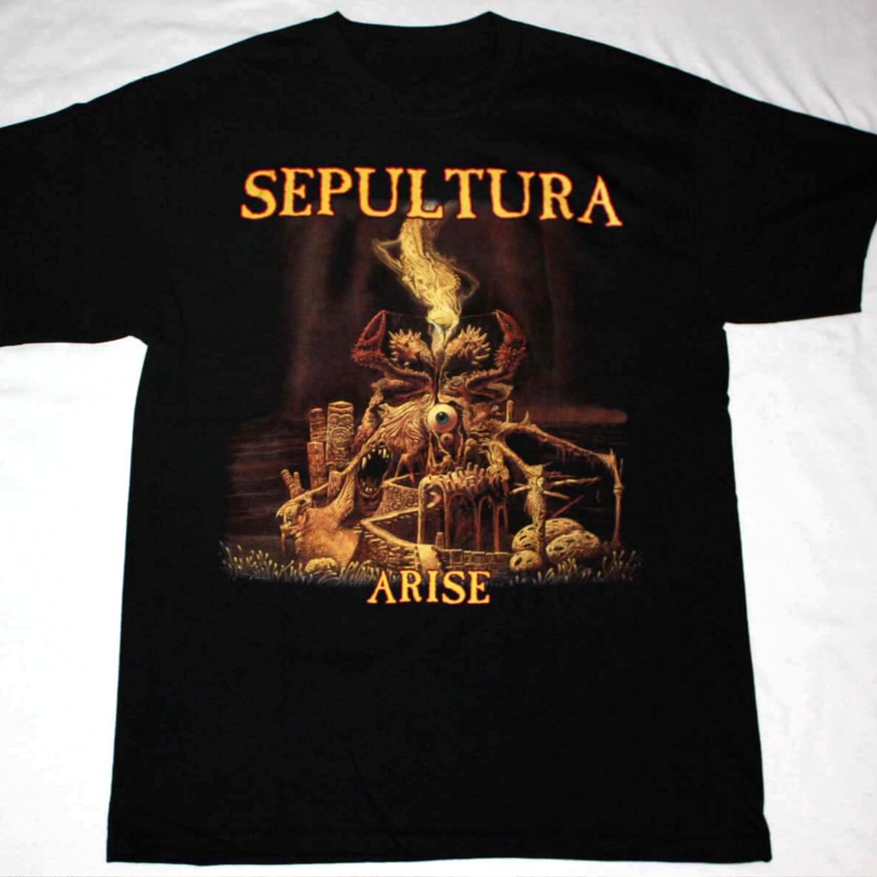 Sepultura Arise T-Shirt Black Cotton Tee All Sizes | eBay