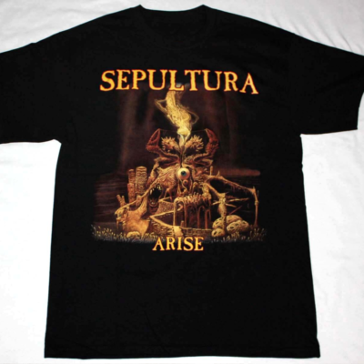 Sepultura Arise T-Shirt Black Cotton Tee All Sizes | eBay