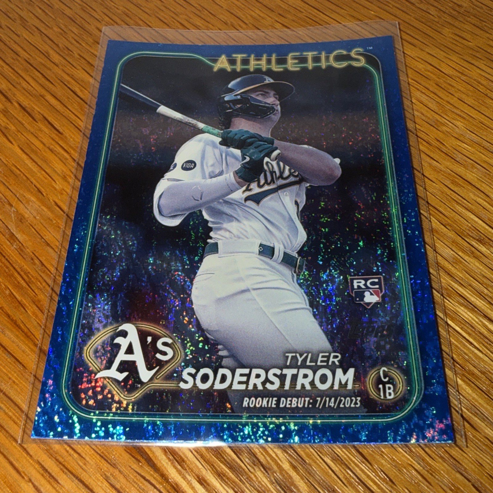 2024 Topps Update Blue Holo Foilboard #US116 Tyler Soderstrom /999