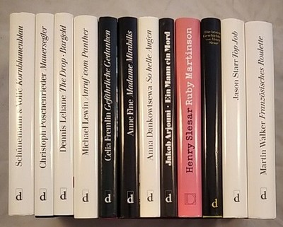 Konvolut von 12 Büchern vom Diogenes-Verlag [12 Bücher]. Diverse Autoren: