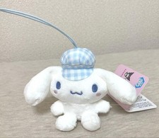 Sanrio Cinnamoroll Plush Mascot Blue Gingham Hat