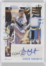 2020 Diamond Kings DK Material Signatures Gold 52/99 Jordan Yamamoto Auto 3l1