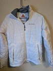 NEEDS TLC Columbia Jacket Women's SMALL Omni Heat Shield Puffer Coat White