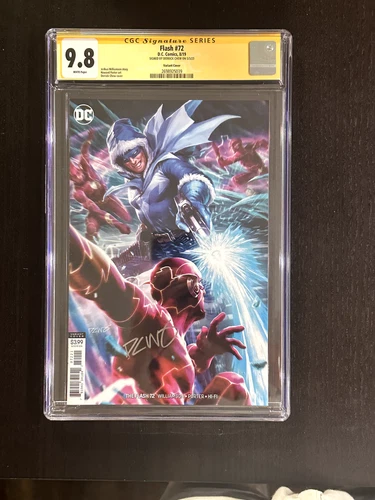Flash #72 CGC Graded 9.8 Signed by Derrick Chew